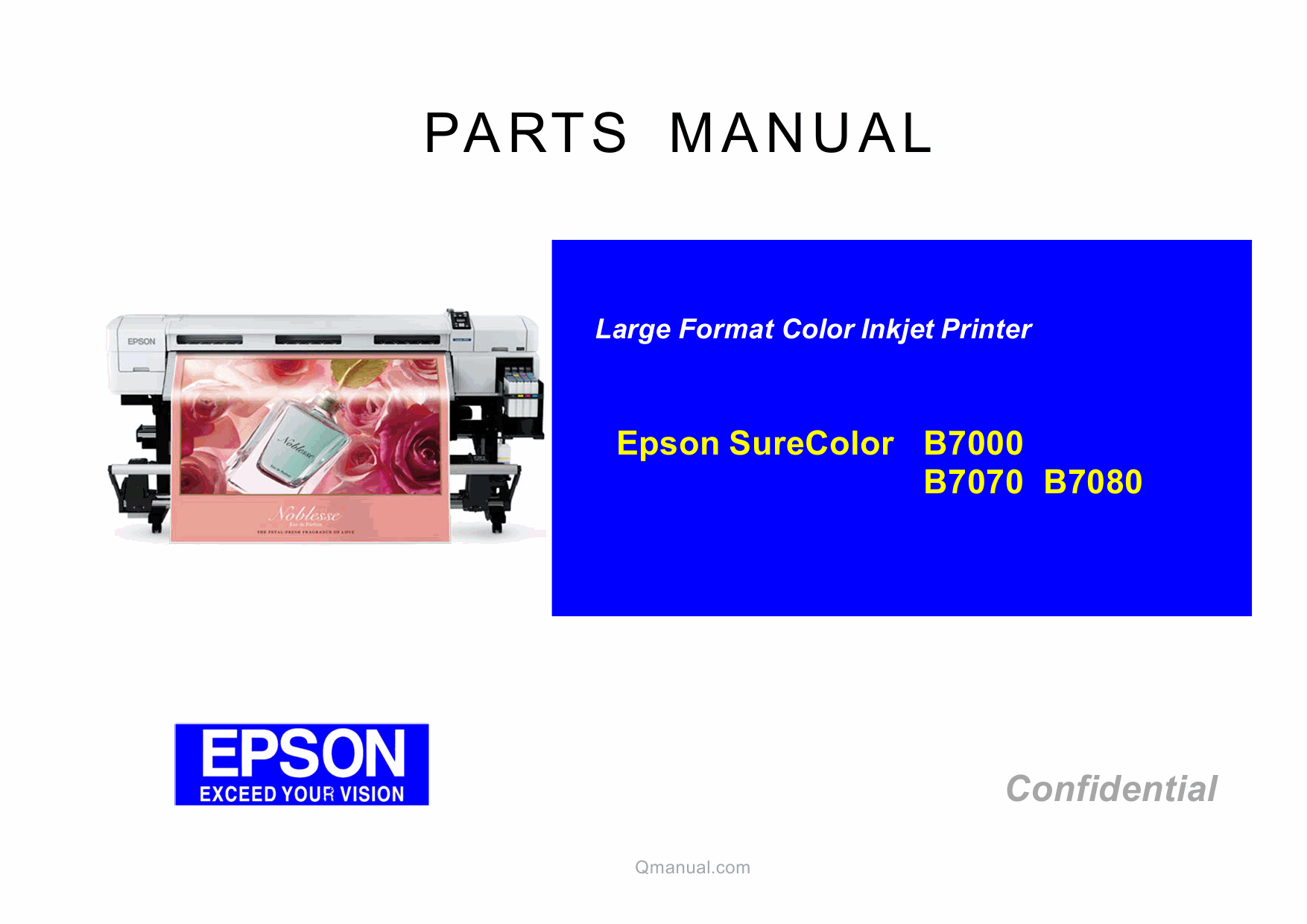 EPSON SureColor B7000 B7070 B7080 Parts Manual-1